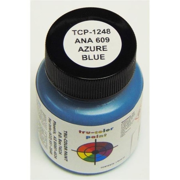 Tru-Color Paint Tru-Color Paint TCP1248 1 oz ANA-609 Azure Blue Paint TCP1248 - main